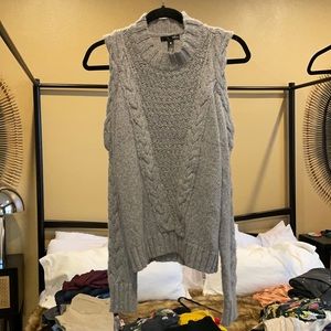 Open Shoulder Sweater